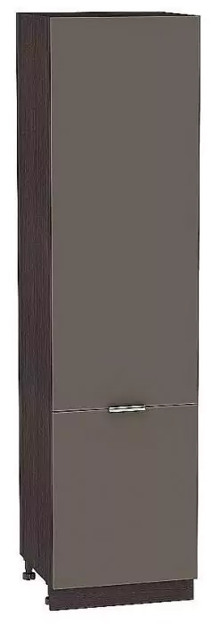 Шкаф пенал с 2-мя дверцами Терра 600Н (для верхних шкафов высотой 920) Смоки Софт/Венге
