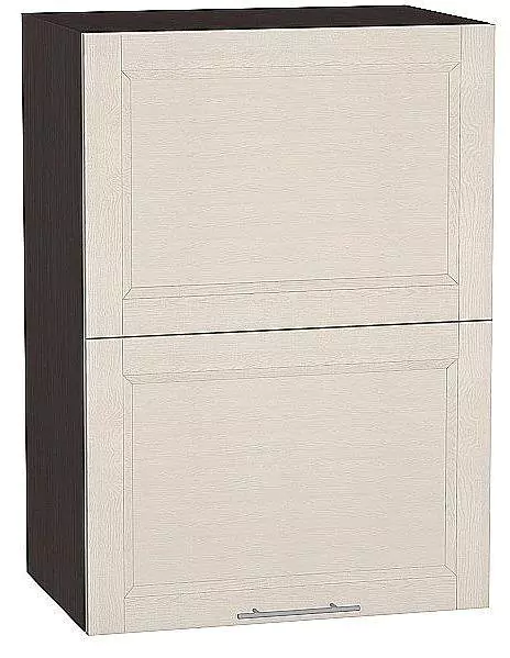 Шкаф верхний горизонтальный Сканди с подъемным механизмом 920х500 Cappuccino Softwood/Венге