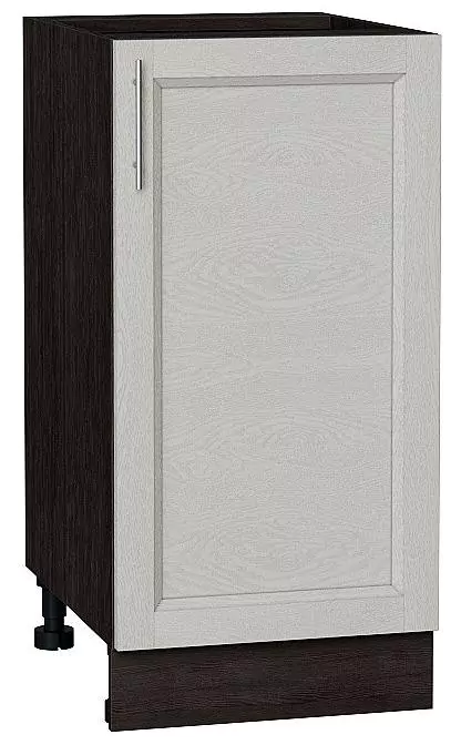 Шкаф нижний с 1-ой дверцей Сканди 400 Cappuccino Softwood/Венге