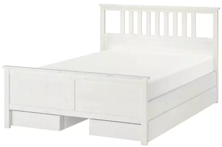 Каркас кровати с 4 ящиками HEMNES