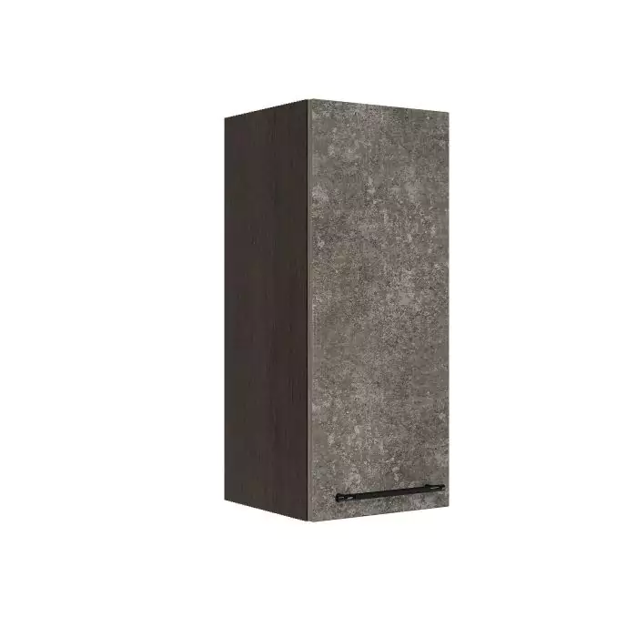 Шкаф верхний ШВ 300 "София" Нувель (бетон коричневый) дизайн 2