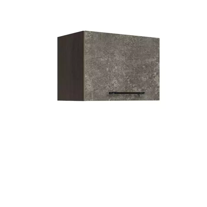 Шкаф верхний горизонтальный ШВГ 500 "София" Нувель (бетон коричневый) дизайн 2