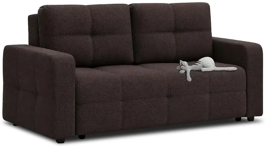 Прямой диван Уют Комфорт МИНИ НПБ, Коричневый