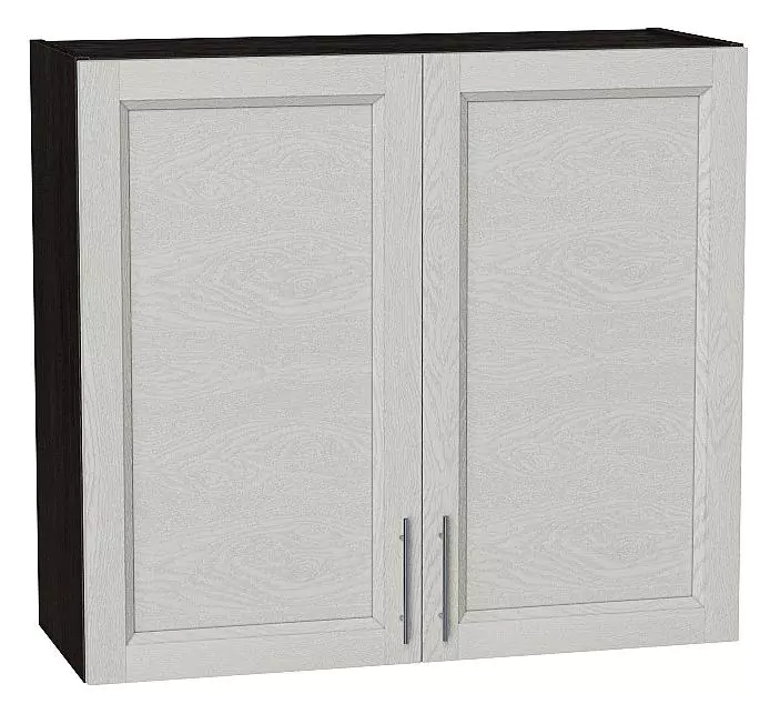 Шкаф верхний с 2-мя дверцами Сканди 720х800 Cappuccino Softwood/Венге