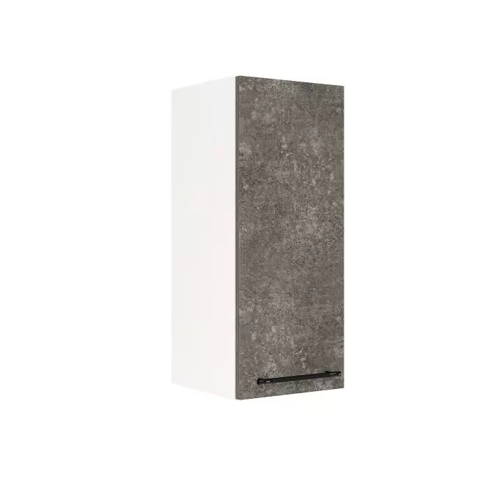 Шкаф верхний ШВ 300 "София" Нувель (бетон коричневый) дизайн 1