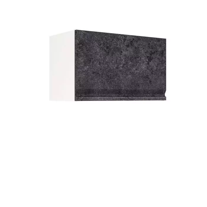 Шкаф верхний горизонтальный ШВГ 600 "София" Бруклин (бетон черный) дизайн 1