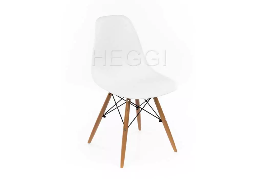 Стул деревянный Eames PC-015 white