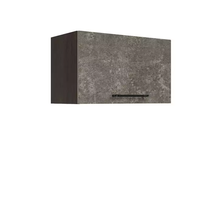 Шкаф верхний горизонтальный ШВГ 600 "София" Нувель (бетон коричневый) дизайн 2