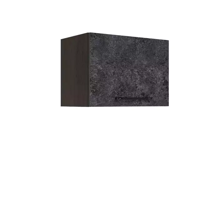 Шкаф верхний горизонтальный ШВГ 500 "София" Нувель (бетон черный) дизайн 2