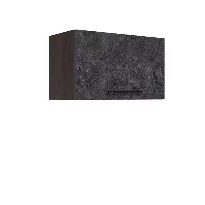 Шкаф верхний горизонтальный ШВГ 600 "София" Нувель (бетон черный) дизайн 2