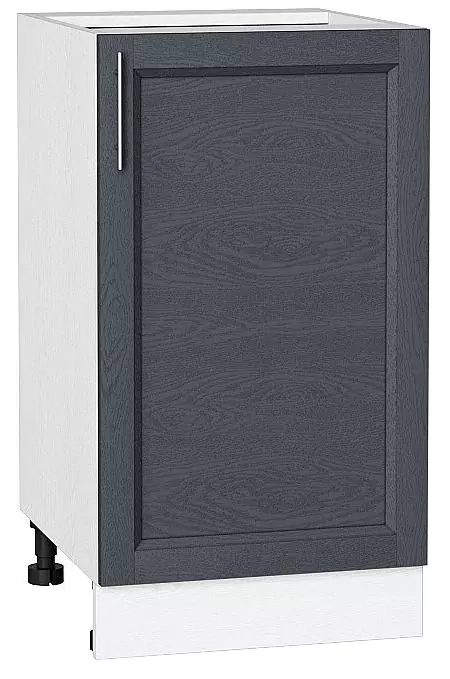 Шкаф нижний с 1-ой дверцей Сканди 450 Graphite Softwood/Белый