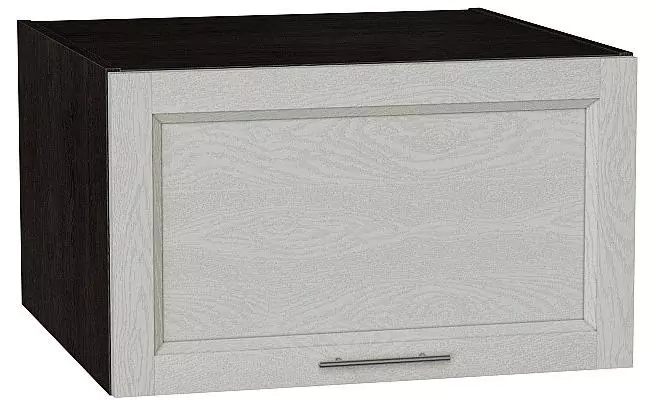 Шкаф верхний горизонтальный с увеличенной глубиной Сканди 600 Cappuccino Softwood/Венге
