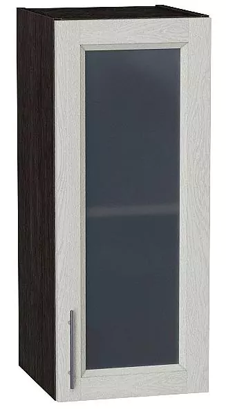 Шкаф верхний с 1-ой остекленной дверцей Сканди 720х300 Cappuccino Softwood/Венге
