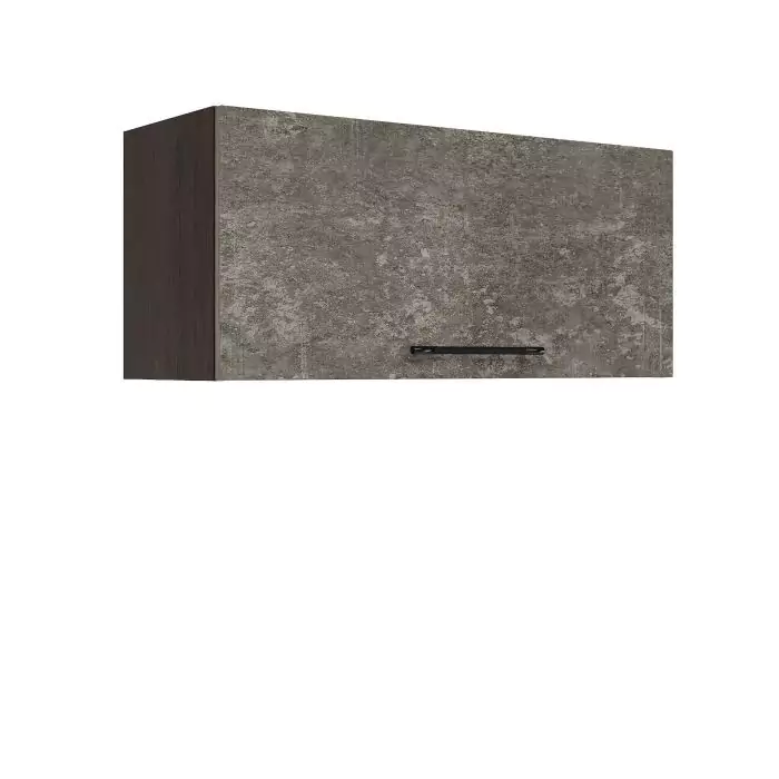 Шкаф верхний горизонтальный ШВГ 800 "София" Нувель (бетон коричневый) дизайн 2
