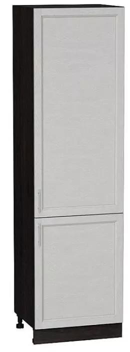 Шкаф пенал с 2-мя дверцами Сканди 600 (для верхних шкафов высотой 720) Cappuccino Softwood/Венге