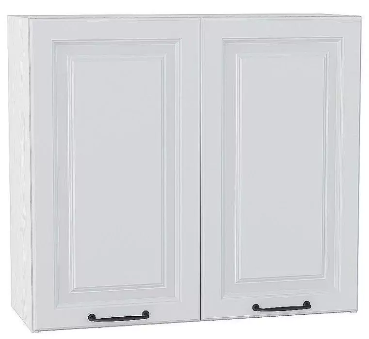 Шкаф верхний с 2-мя дверцами Ницца 720х800 Blanco/Белый