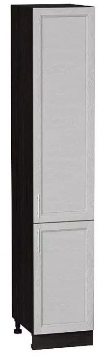 Шкаф пенал с 2-мя дверцами Сканди 400 (для верхних шкафов высотой 720) Cappuccino Softwood/Венге