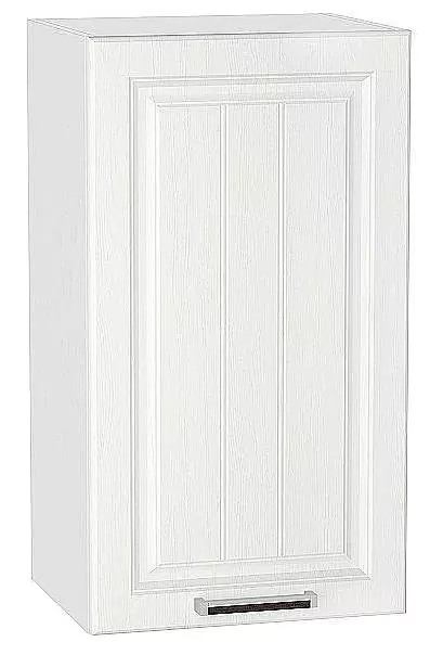 Шкаф верхний с 1-ой дверцей Прага 920х400 Белое дерево/Белый