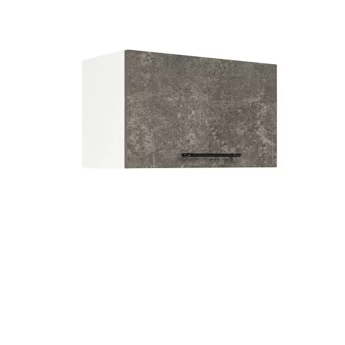 Шкаф верхний горизонтальный ШВГ 600 "София" Нувель (бетон коричневый) дизайн 1