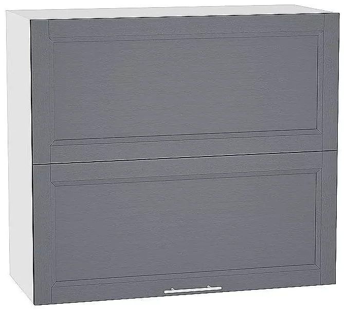 Шкаф верхний горизонтальный Сканди с подъемным механизмом 720х800 Graphite Softwood/Белый