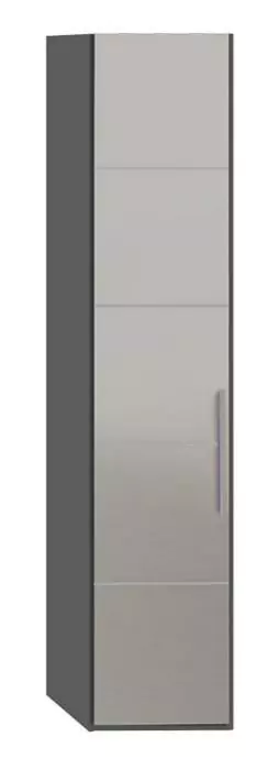 Шкаф-пенал с зеркалом правый Наоми дизайн 2