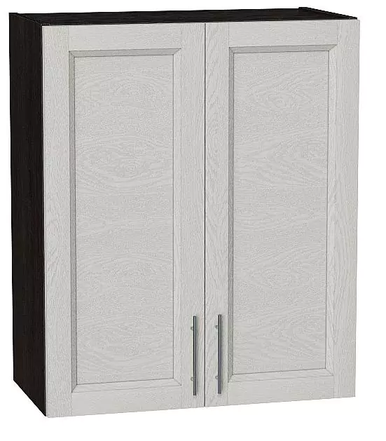 Шкаф верхний с 2-мя дверцами Сканди 720х600 Cappuccino Softwood/Венге