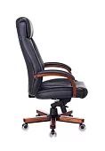 Кресло руководителя Бюрократ T-9922Walnut дизайн 1 Черный