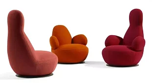 Кресло Хьюго нано Без механизма Голубой