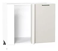 Шкаф нижний угловой Флэт Кашемир In 2S/Белый Бежевый