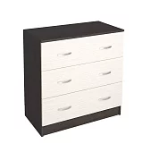 Шкаф распашной трехдверный Ронда (Бассо) ШК-3+комод Ронда (Бассо) КМ-02 (венге/дуб белфорд) Бежевый 