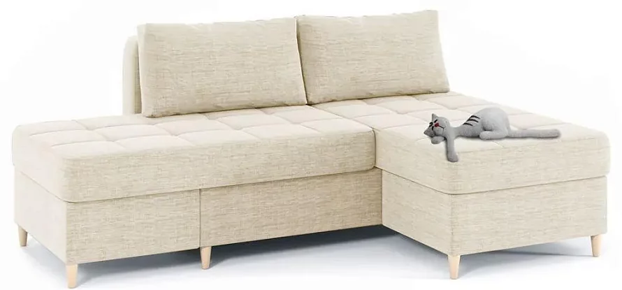 Угловой диван Оливер, Бежевый