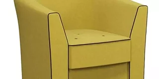 Кресло Лацио 2 Без механизма Желтый 