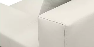 Прямой диван Плэй Мадейра Еврокнижка Белый