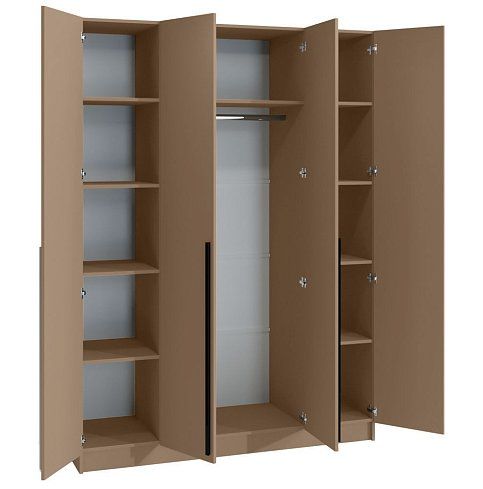 Шкаф распашной Бастион 4-х дверный 1.6 м, Коричневый