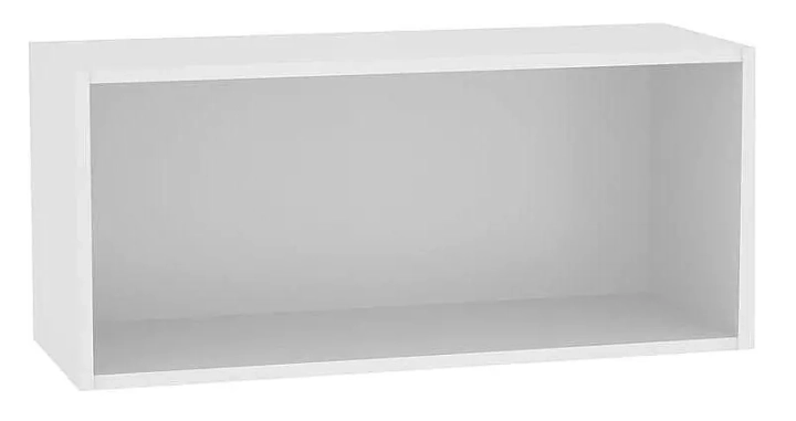 Шкаф верхний горизонтальный остекленный с увеличенной глубиной Ницца 800 корпус