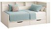 Кровать Амер 80х190 белая, Белый