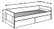 Кровать раздвижная 80х200 с ящиками Сириус, Черный