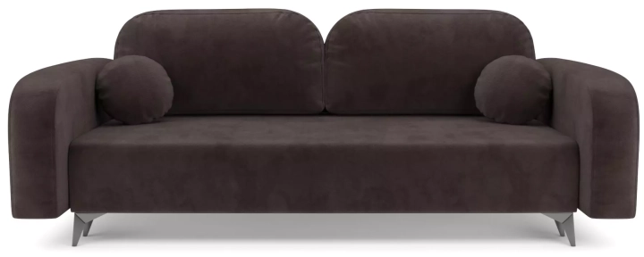 ф50а Прямой диван Цюрих (Кордрой коричневый) 1