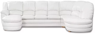 Угловой диван Оберон Без механизма Белый