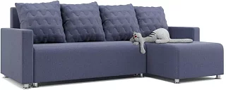 Угловой диван Каир Челси Еврокнижка Синий
