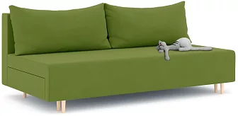 Прямой диван Смайл без локтей Еврокнижка 