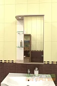 Шкафчик для ванной Мебелеф-2 Черный 