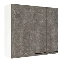 Шкаф верхний угловой (премьер) ШВУП 1000Н Нувель (бетон коричневый) 