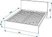 Кровать Варма Сэнг 160, Белый