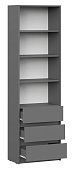 Стеллаж Айден СТЛ06-600 (серый графит) Серый 
