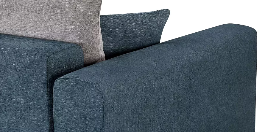 Прямой диван Мэдискона большой, Синий