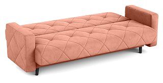 Прямой диван Комфорт сканди Книжка Оранжевый 